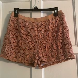 Crochet shorts
